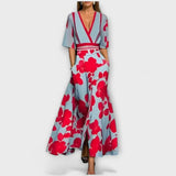 Estela – Vestido Brillo Floral Atemporal - Vestidos