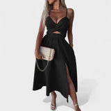 Estrella Radiante – Vestido Fluido de Verano - Negro / S - Vestidos