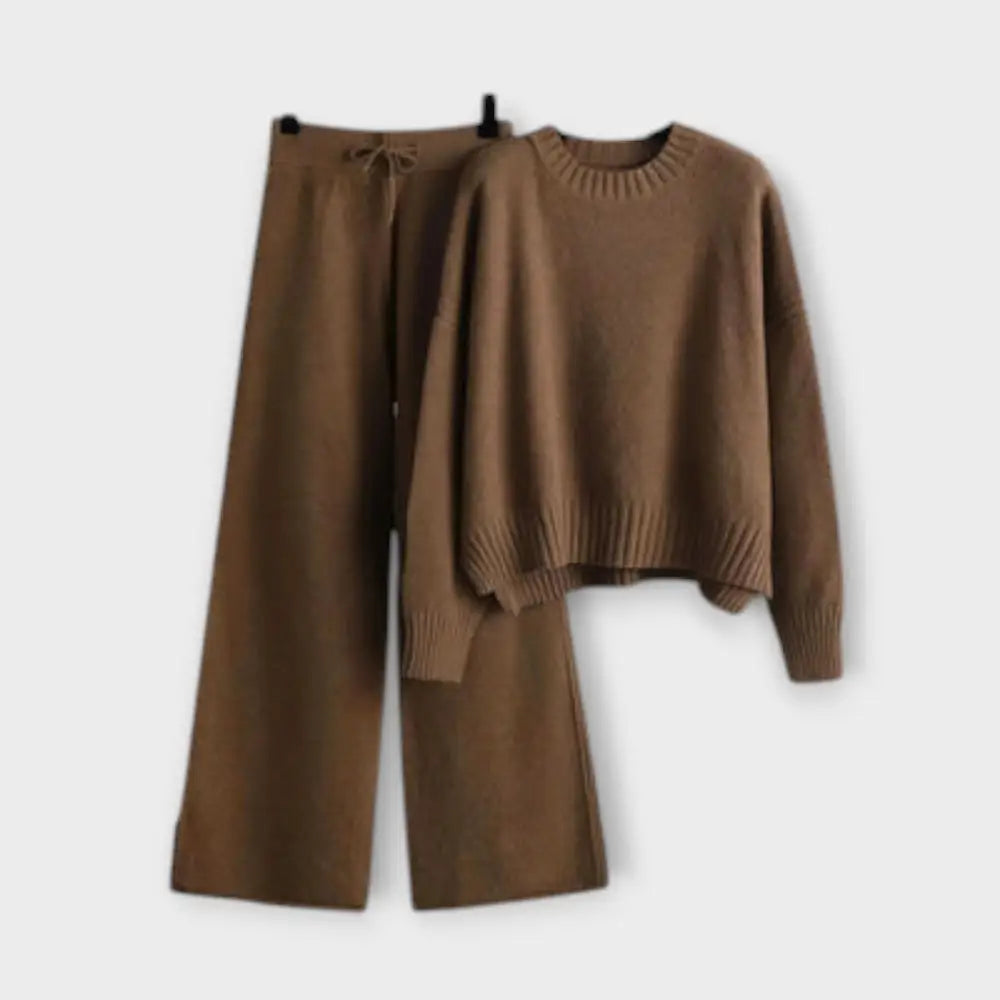 Florencia – Conjunto Comodidad y Estilo Atemporal - Braun / Einheitsgröße (S-2XL) - CONJUNTOS