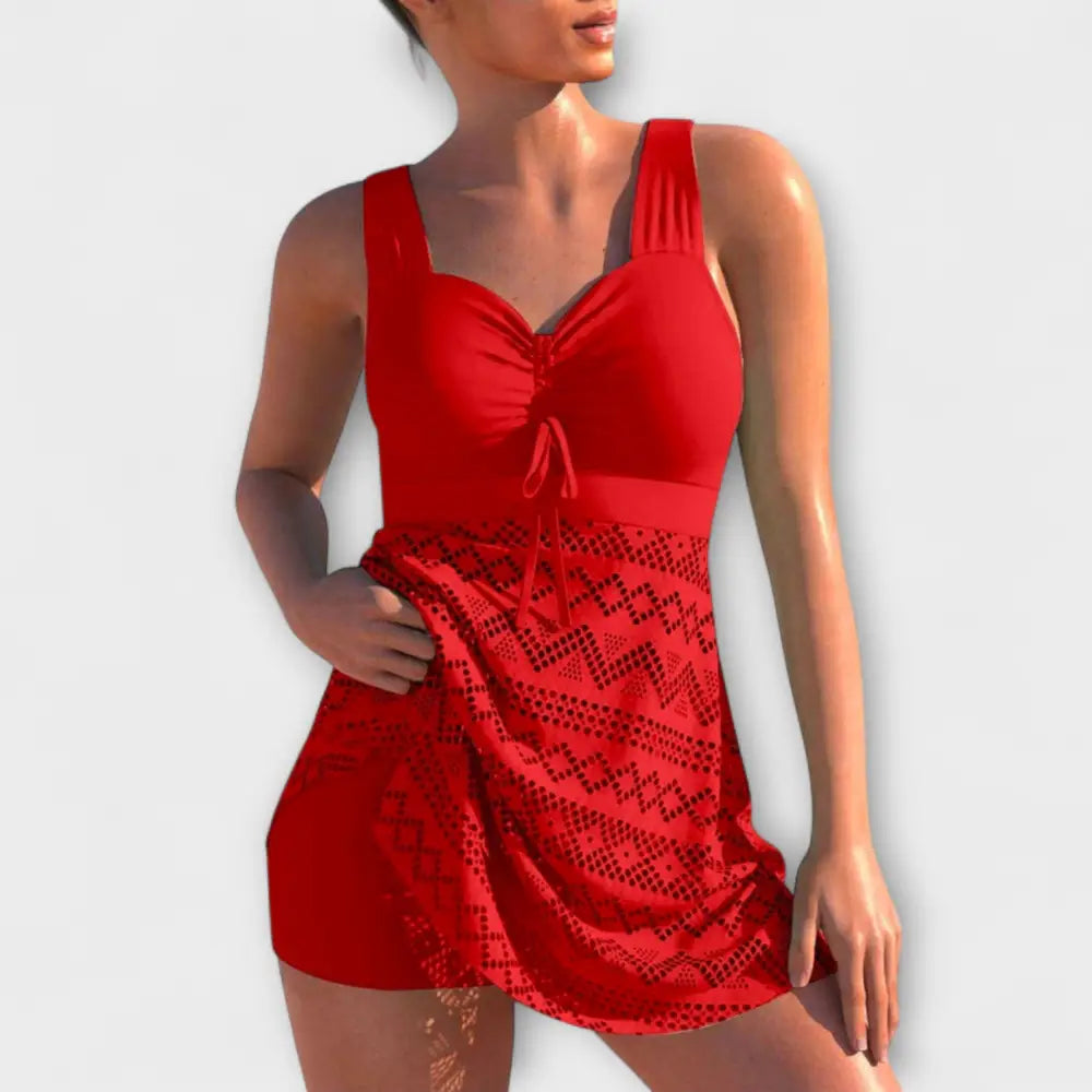 Gabriela – Conjunto Elegancia y Estilo en la Playa - Rot / S