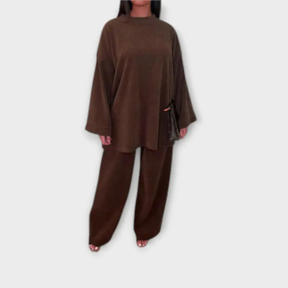 Ingrid – Conjunto Estilo y Confort Sin Esfuerzo - Braun / L - CONJUNTOS