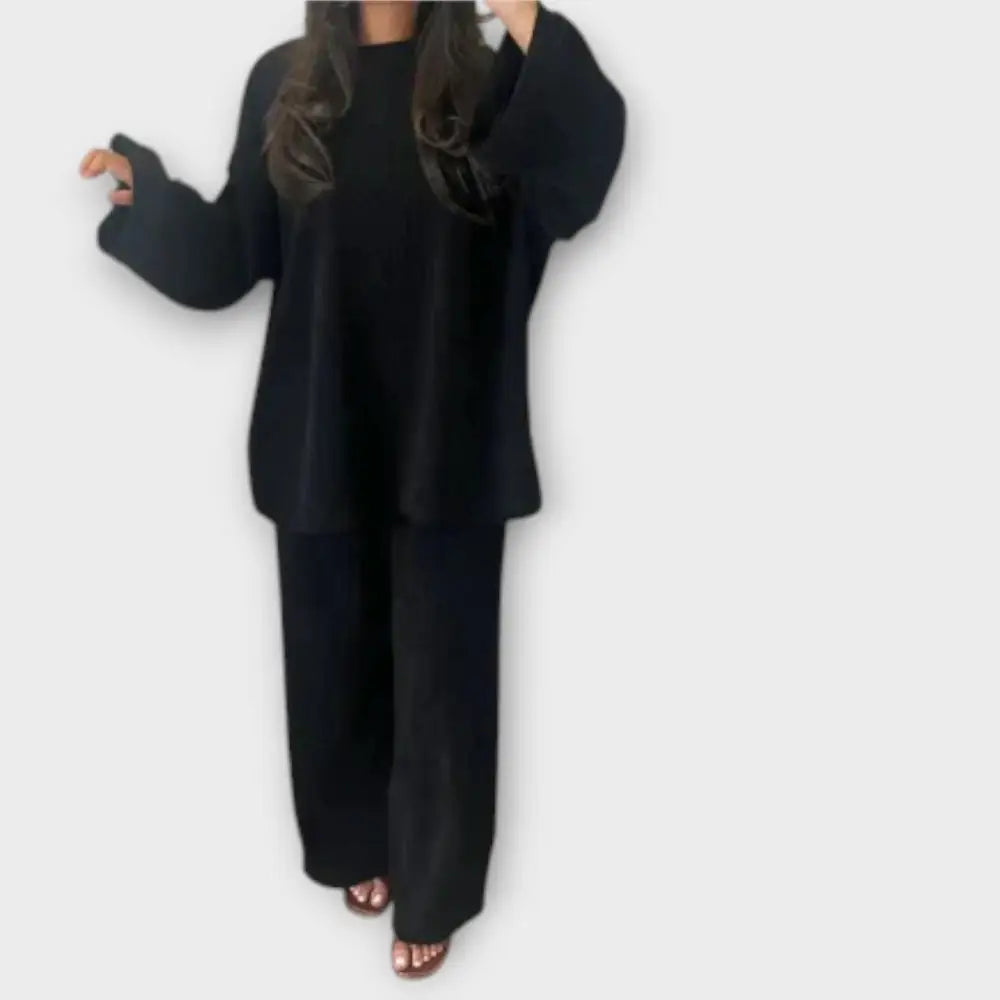 Ingrid – Conjunto Estilo y Confort Sin Esfuerzo - Negro / S - CONJUNTOS