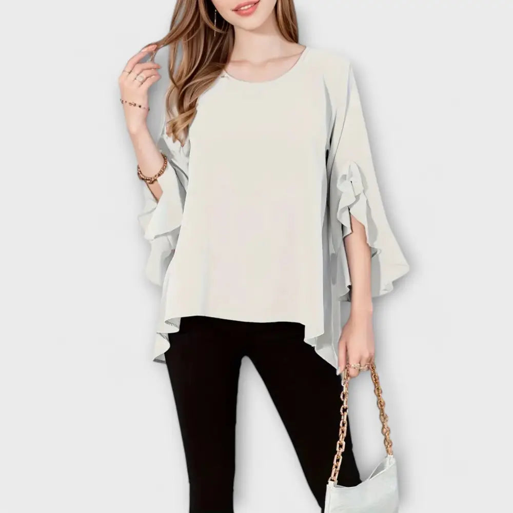 Irene – Blusa Toque Fresco - Blanco / XS - Irene – Blusa Toque Fresco > Blouses > >