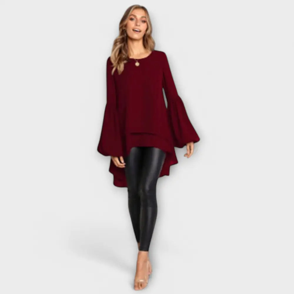 Irene – Blusa Toque Fresco - Rojo / XS - Irene – Blusa Toque Fresco > Blouses > >