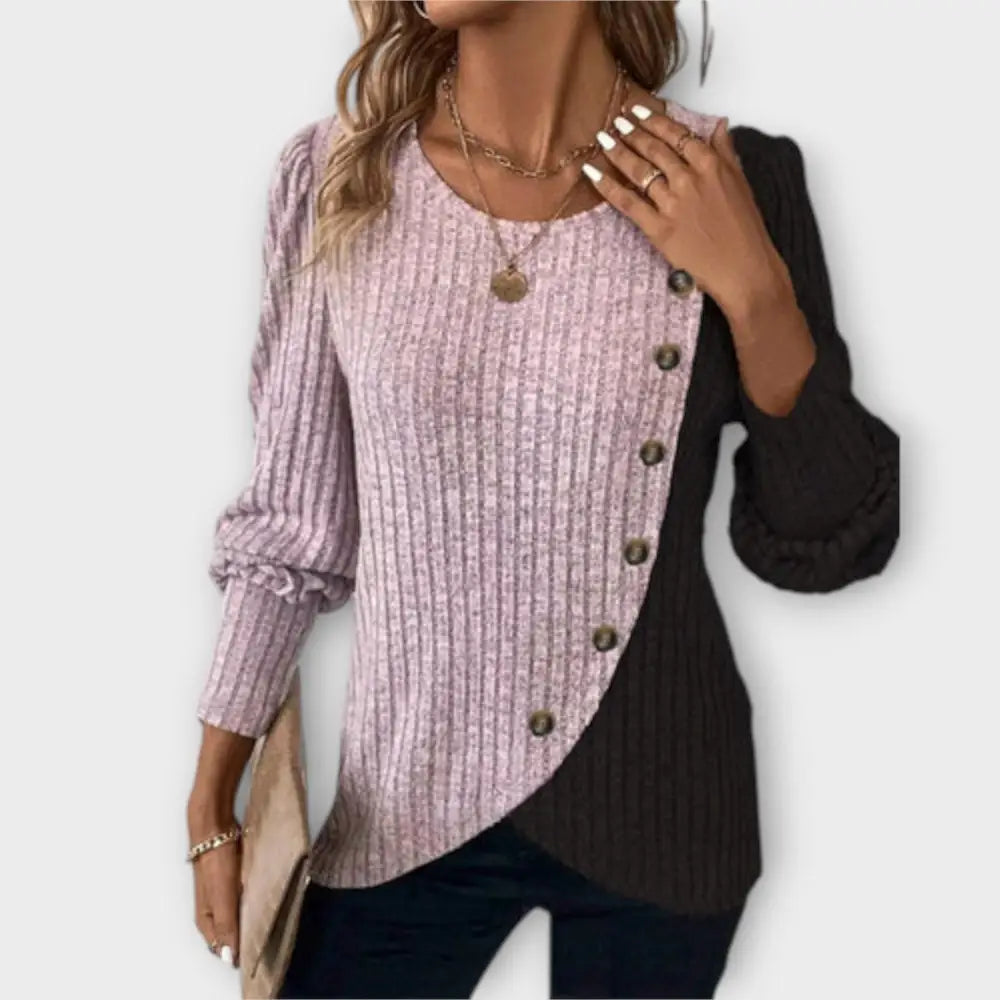 Irene – Suéter Elegancia Cálida - Rose / S - Suéteres & Cardigans