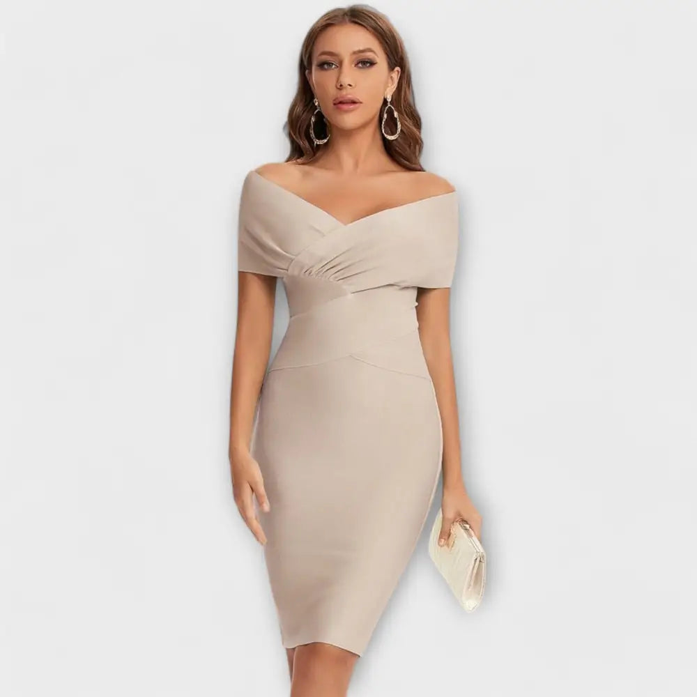 Irene – Vestido Encanto Sublime - Beige / XS - Vestidos