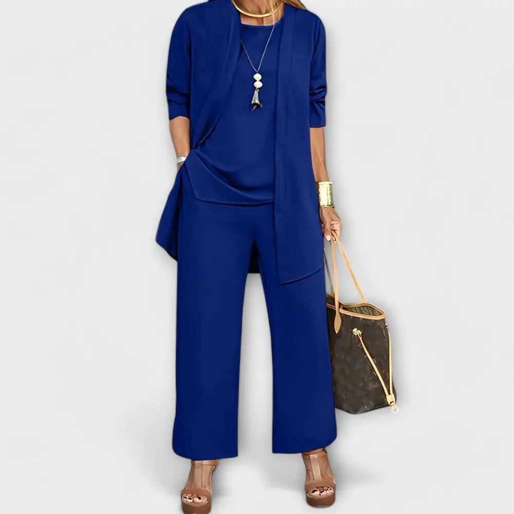 Isabel – Conjunto Chic y Atemporal - Azul / S - CONJUNTOS