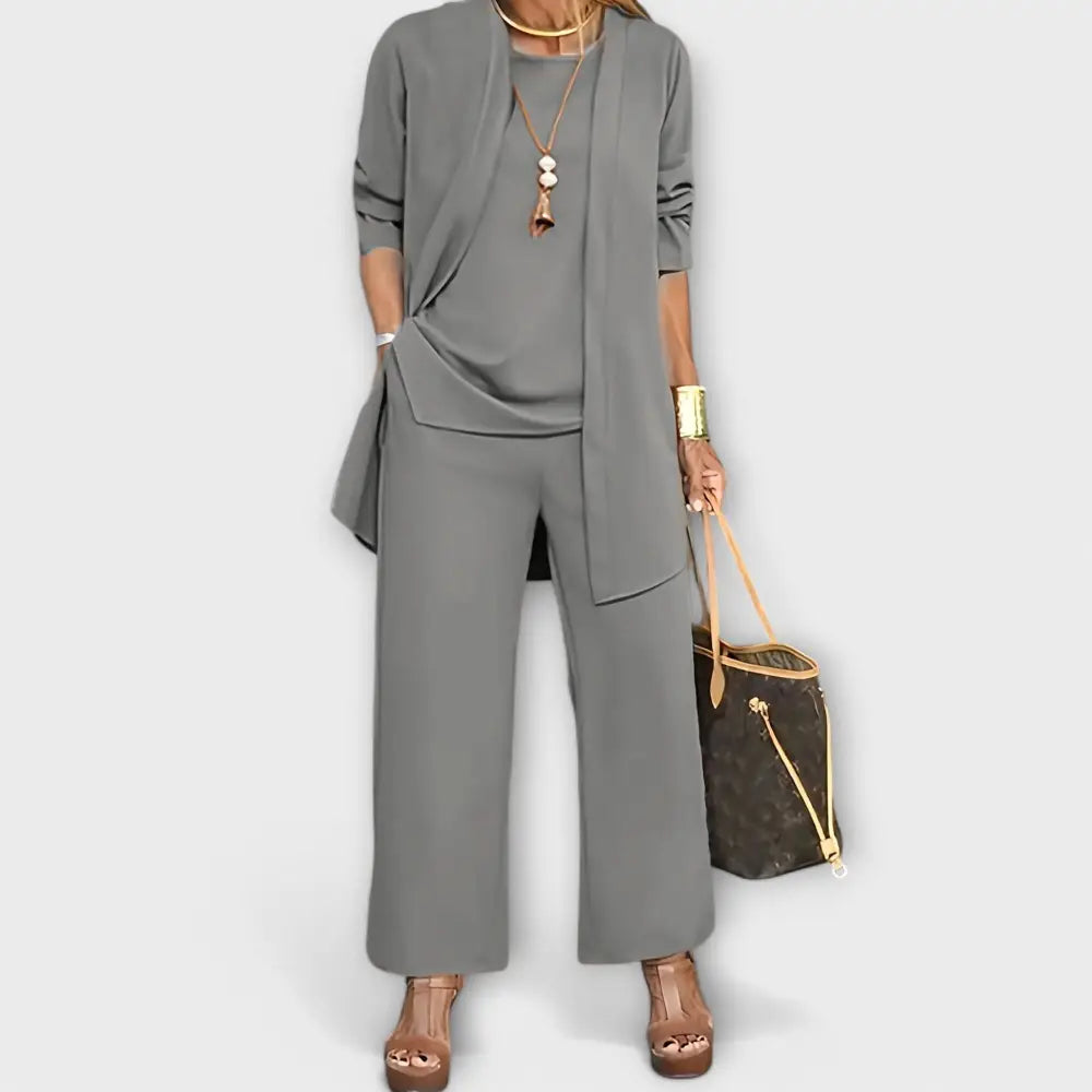 Isabel – Conjunto Chic y Atemporal - Grau / S - CONJUNTOS