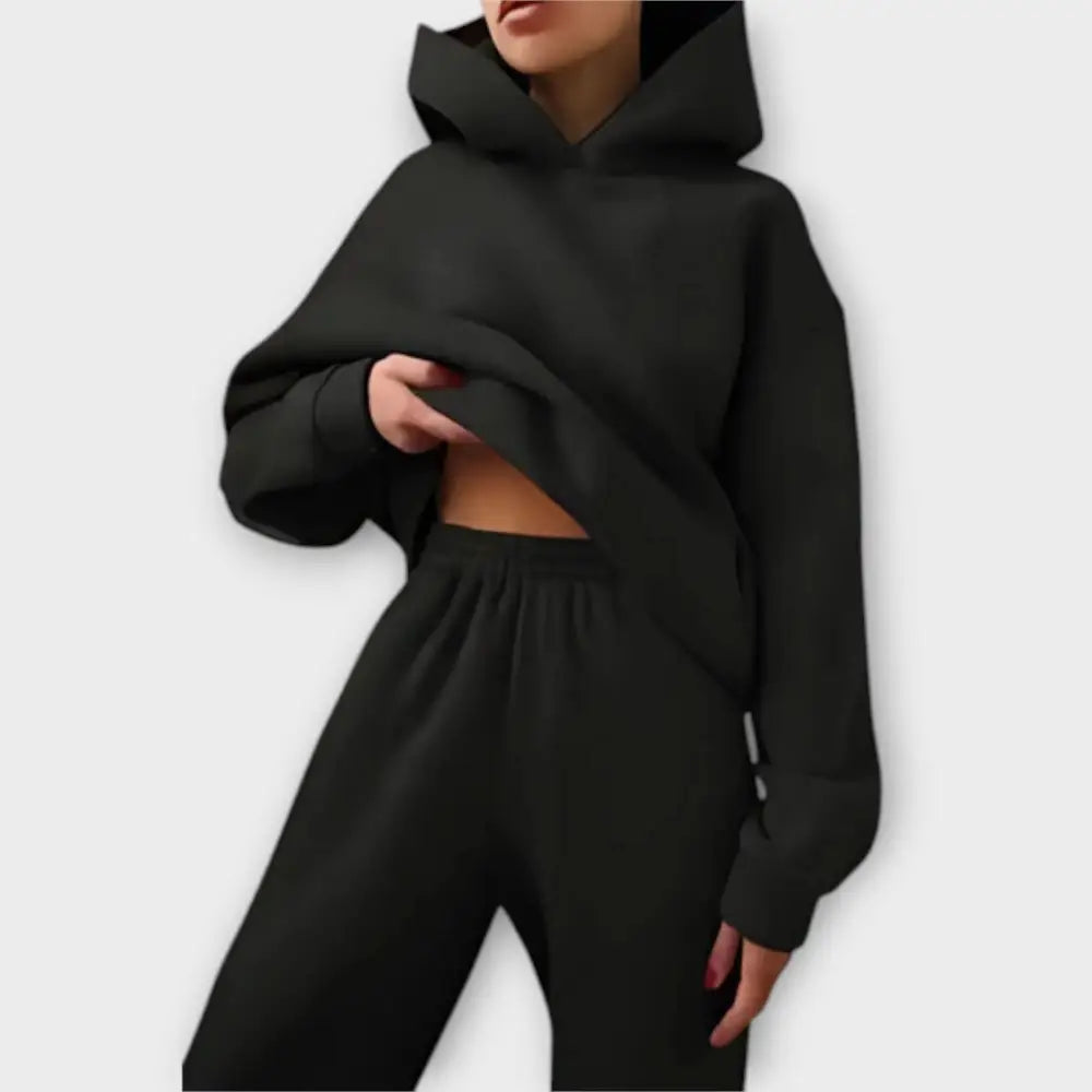 Isabel – Conjunto Estilo Casual Sofisticado - Negro / S - CONJUNTOS