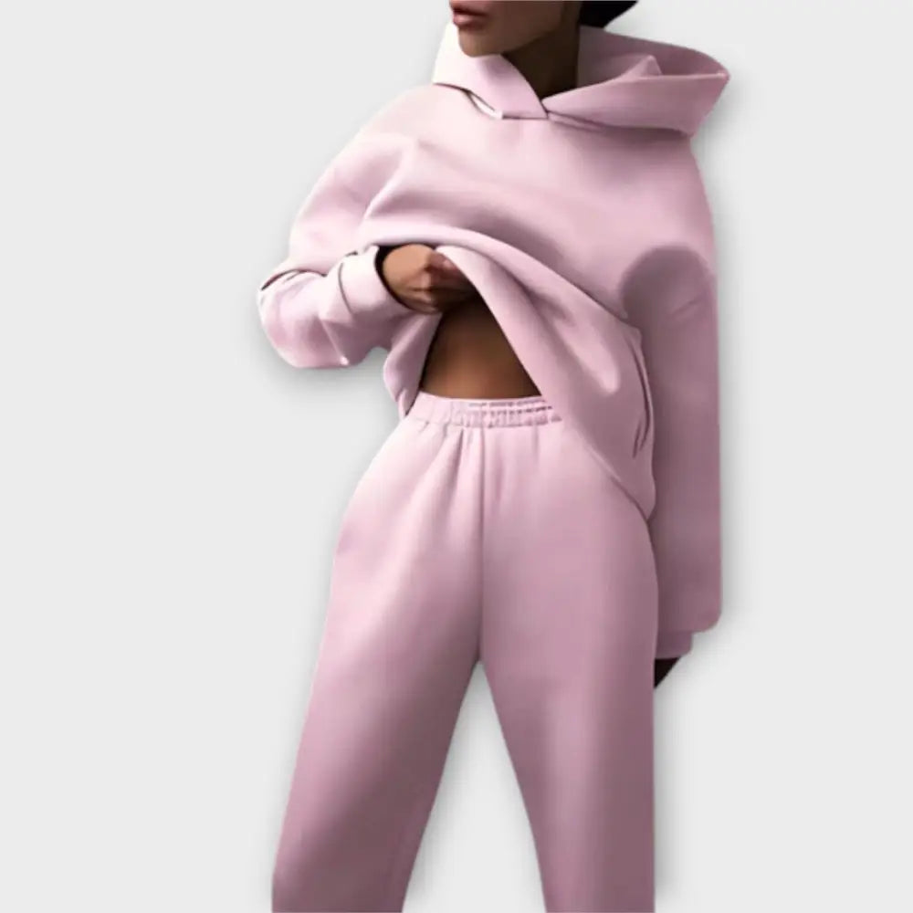 Isabel – Conjunto Estilo Casual Sofisticado - Pink / S - CONJUNTOS