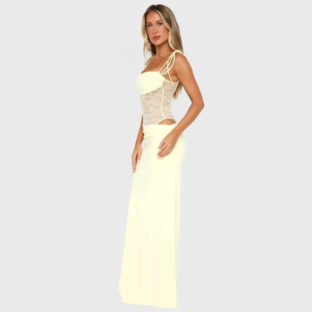 Isabel – Vestido Brillo Sutil para Momentos Especiales - Vestidos