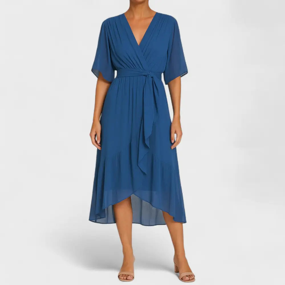 Isabel – Vestido Elegancia Atemporal y Comodidad Exquisita - Azul / S - Vestidos
