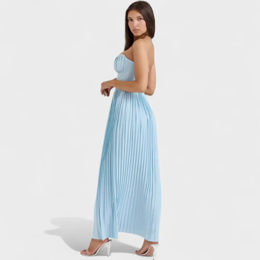 Isabella – Vestido Plisado Elegancia Atemporal - Vestidos