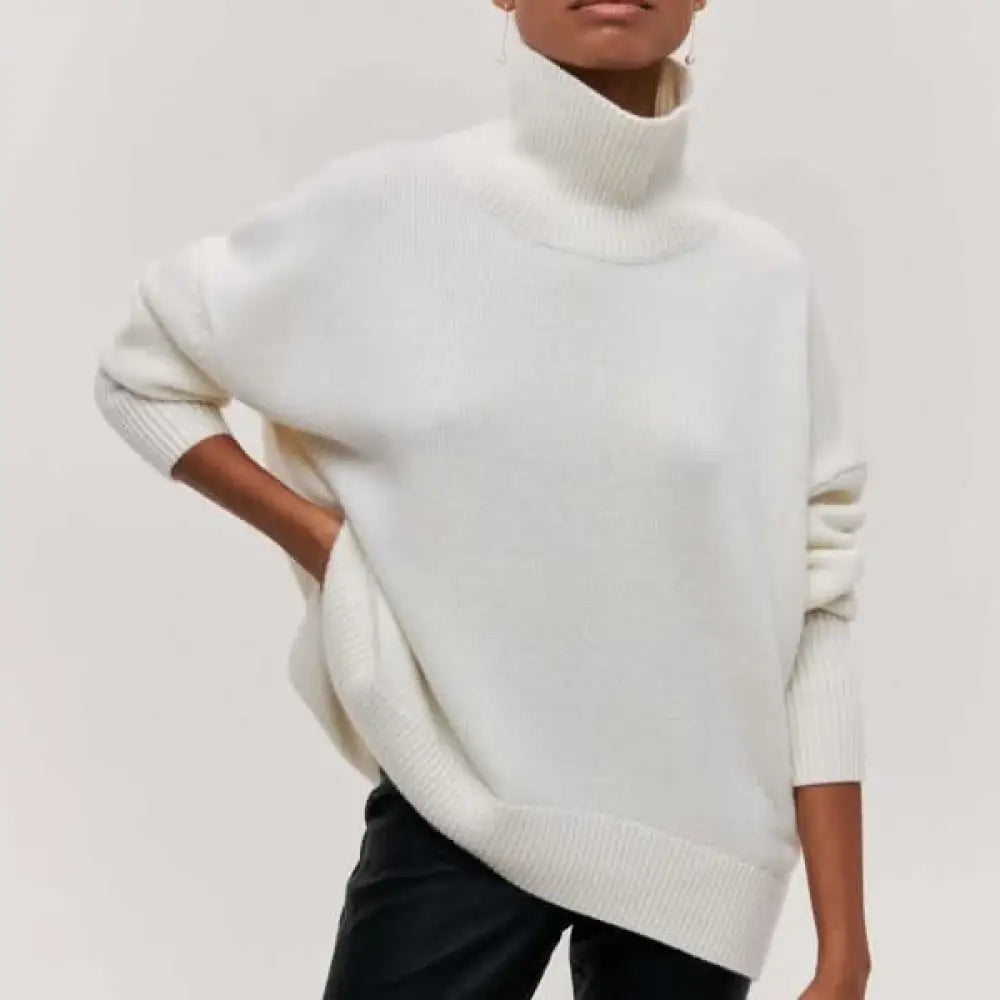 Julia – Suéter Estilo Chic y Confortable - Blanco / S - Suéteres & Cardigans