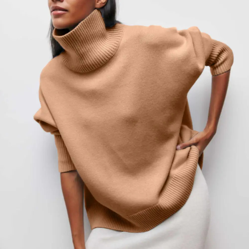 Julia – Suéter Estilo Chic y Confortable - Braun / S - Suéteres & Cardigans