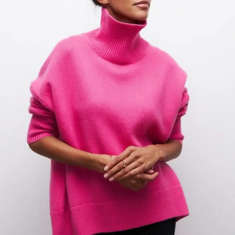 Julia – Suéter Estilo Chic y Confortable - Rosa / S - Suéteres & Cardigans