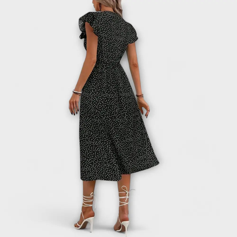 Lara – Vestido Encanto de Lunares Elegantes - Vestidos