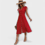 Lara – Vestido Encanto de Lunares Elegantes - Vestidos