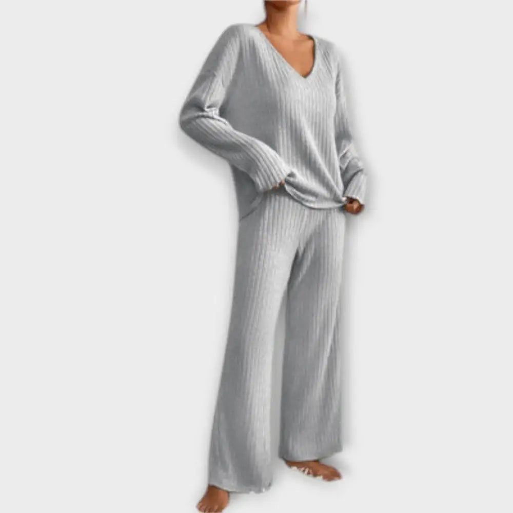 Lía – Conjunto Elegancia y Comodidad - Grau / S - CONJUNTOS