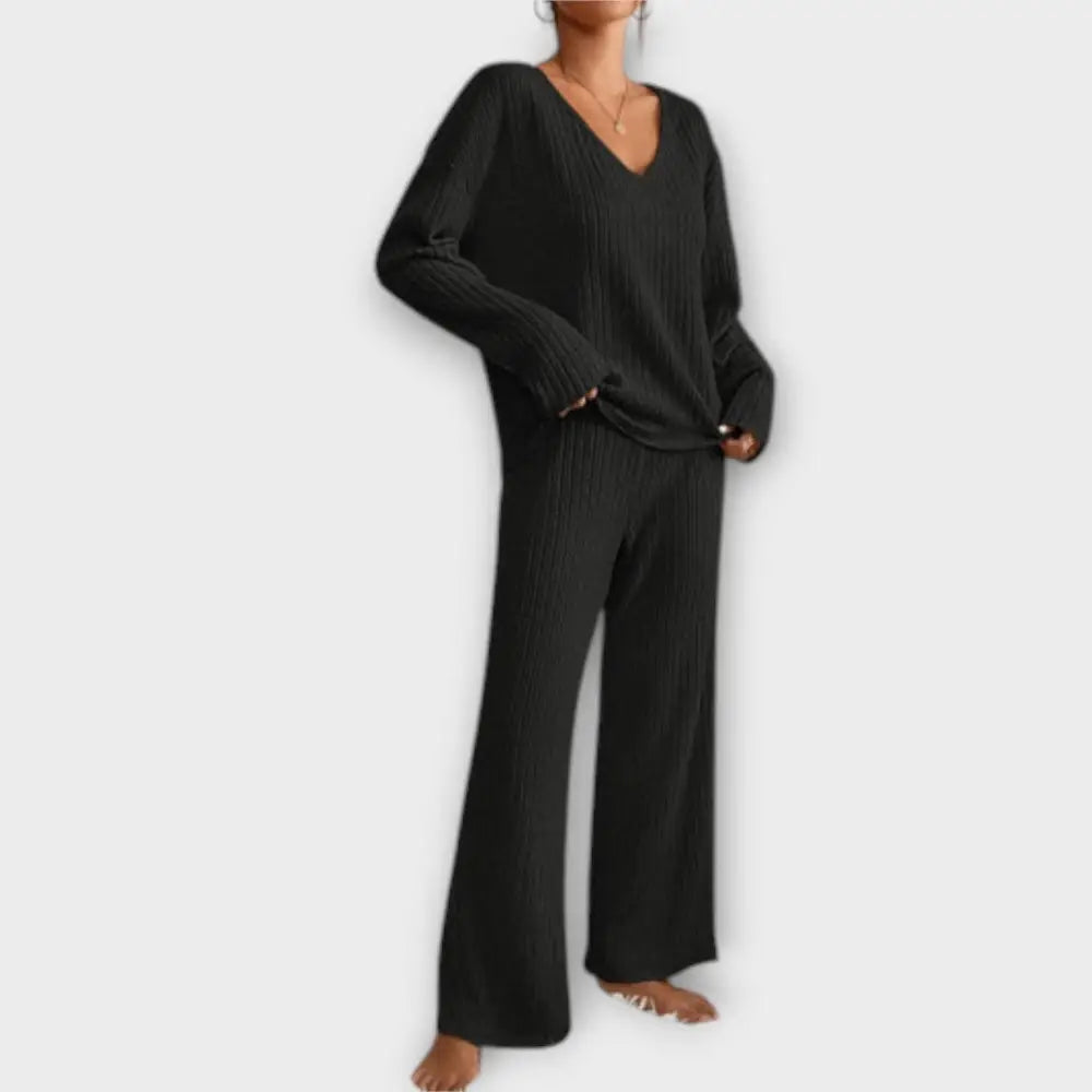 Lía – Conjunto Elegancia y Comodidad - Negro / S - CONJUNTOS