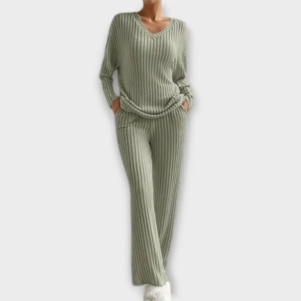 Lía – Conjunto Elegancia y Comodidad - Olivegrün / S - CONJUNTOS