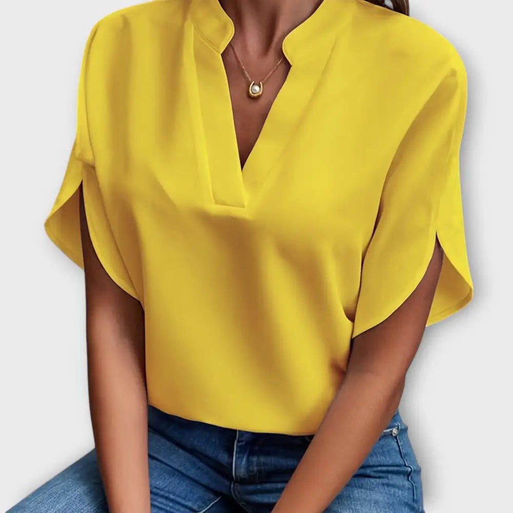 Lidia – Blusa Estilo Primaveral y Confort - Gelb / S - Lidia – Blusa Estilo Primaveral y Confort > Blouses > >