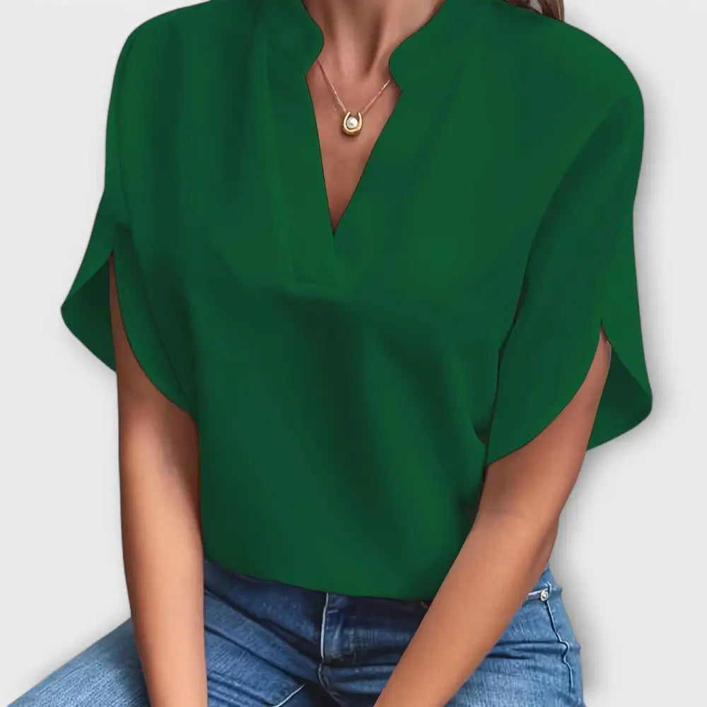 Lidia – Blusa Estilo Primaveral y Confort - Verde / S - Lidia – Blusa Estilo Primaveral y Confort > Blouses > >
