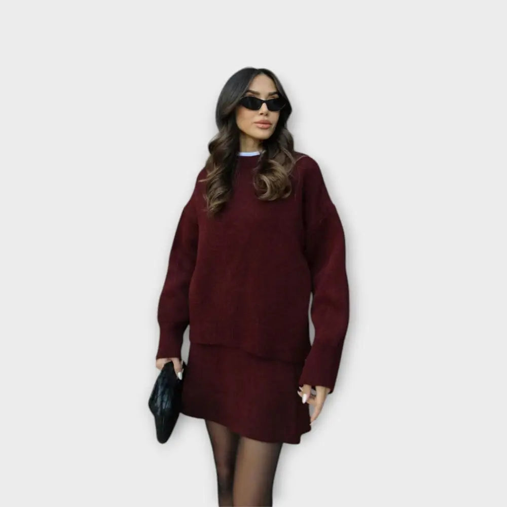 Lola – Conjunto Estilo y Confort para el Verano - Rojo / XS - CONJUNTOS