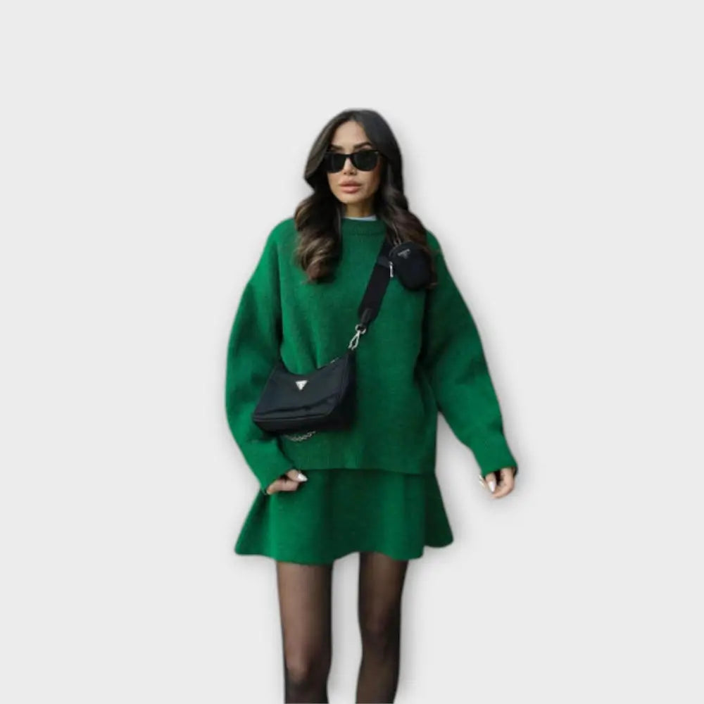 Lola – Conjunto Estilo y Confort para el Verano - Verde / XS - CONJUNTOS