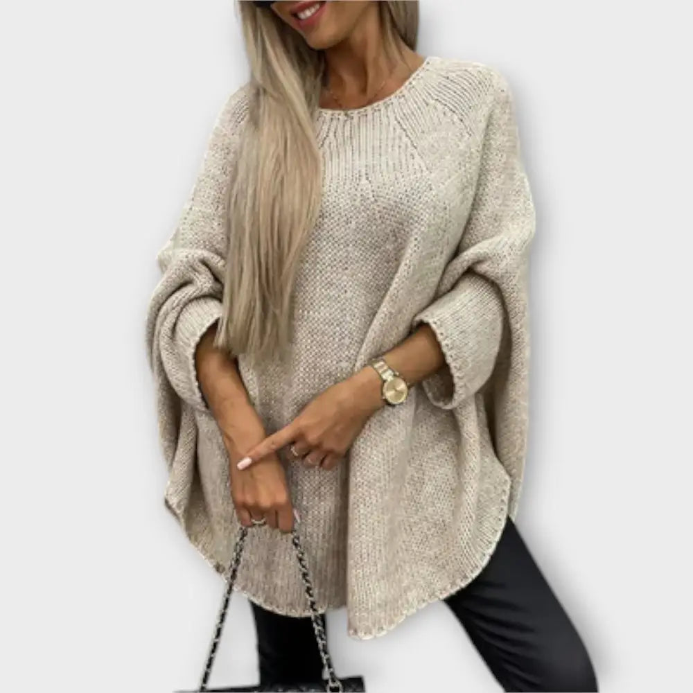 Lola – Pullover Estilo Acogedor y Chic - Beige / S - Suéteres & Cardigans