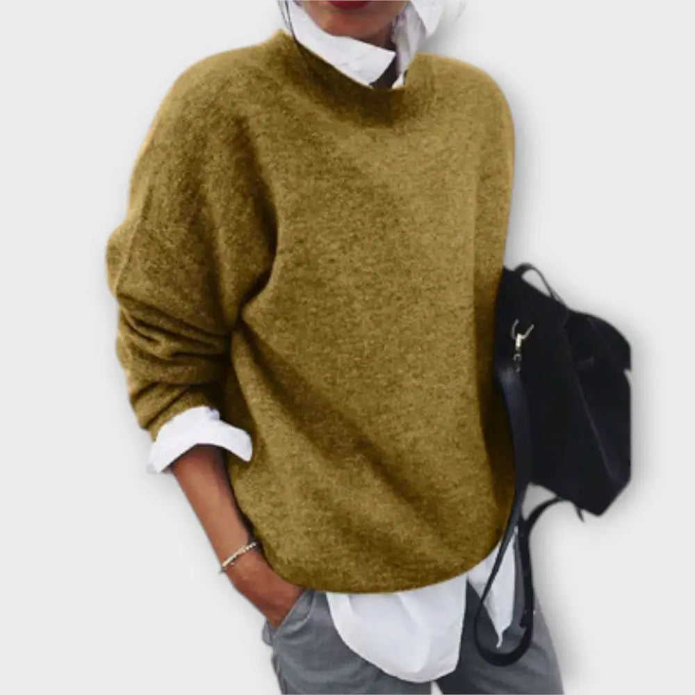 Loredana – Suéter Estilo y Confort Inigualables - Khaki / S - Suéteres & Cardigans