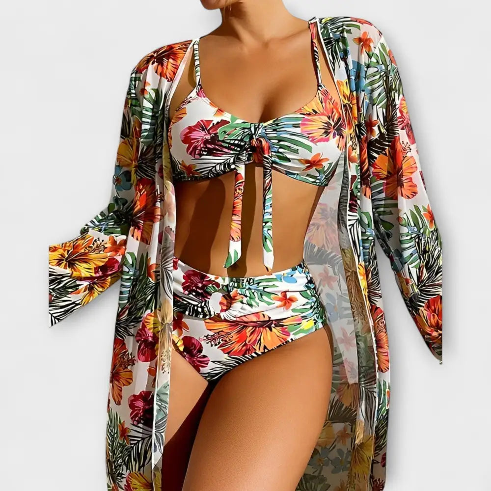 Luna – Conjunto Bikini Estilo Vibrante y Cómodo - Weiß / S