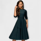 María – Vestido Elegancia Fluyente - Verde / S - Vestidos