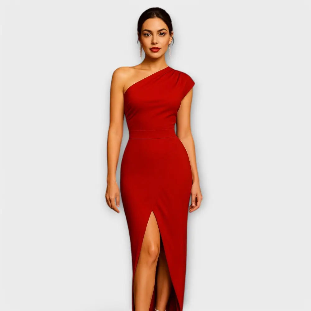 María – Vestido Estilo Radiante y Chic - Rojo / XS - Vestidos