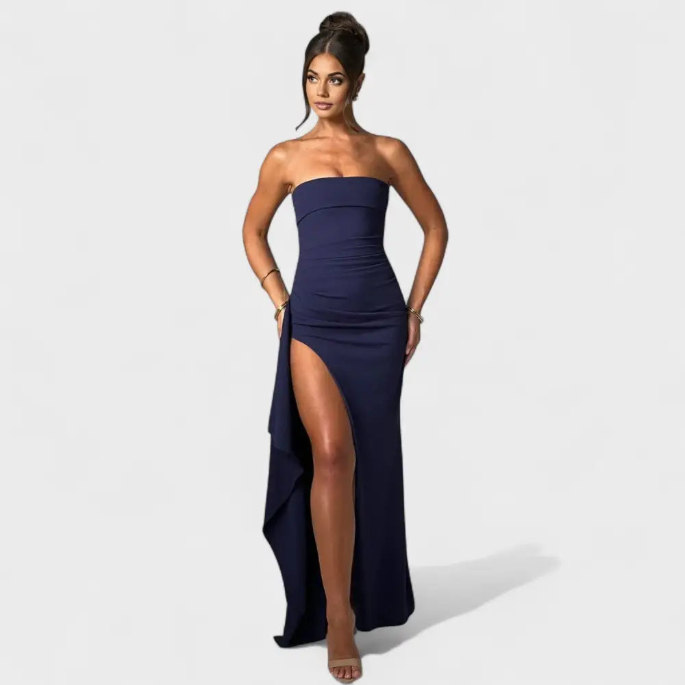 María – Vestido Glamour de Noche - Negro / S - Vestidos