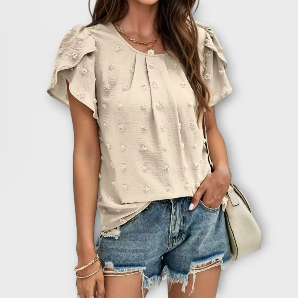 Mariana – Blusa Encanto Romántico - Aprikose / XS - Mariana – Blusa Encanto Romántico > Blouses > >