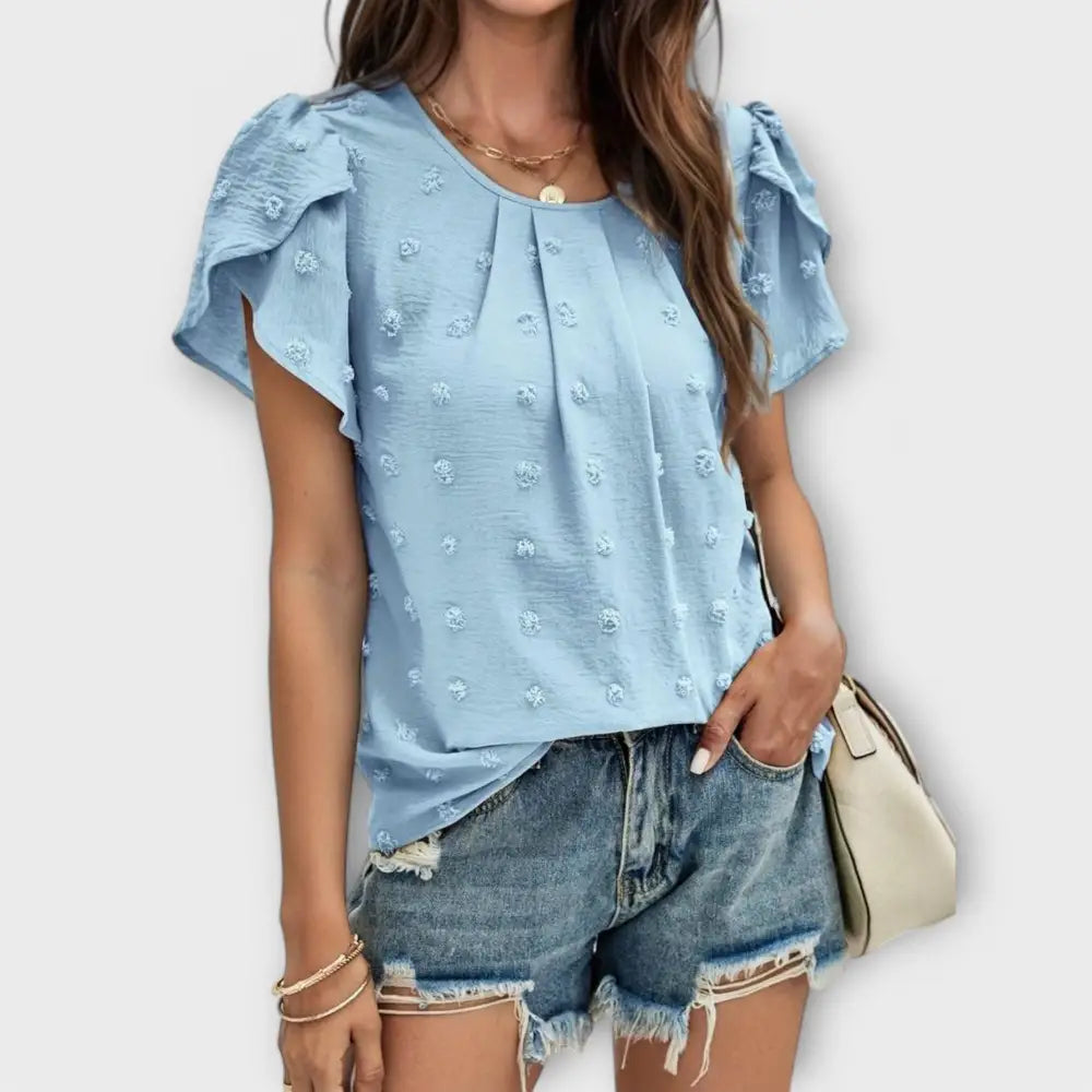 Mariana – Blusa Encanto Romántico - Hellblau / XS - Mariana – Blusa Encanto Romántico > Blouses > >
