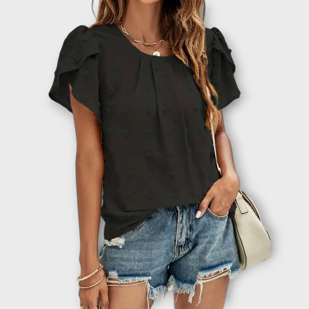Mariana – Blusa Encanto Romántico - Negro / XS - Mariana – Blusa Encanto Romántico > Blouses > >