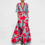 Marina – Vestido Elegancia Floral Atemporal - Vestidos