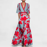 Marina – Vestido Elegancia Floral Atemporal - Vestidos