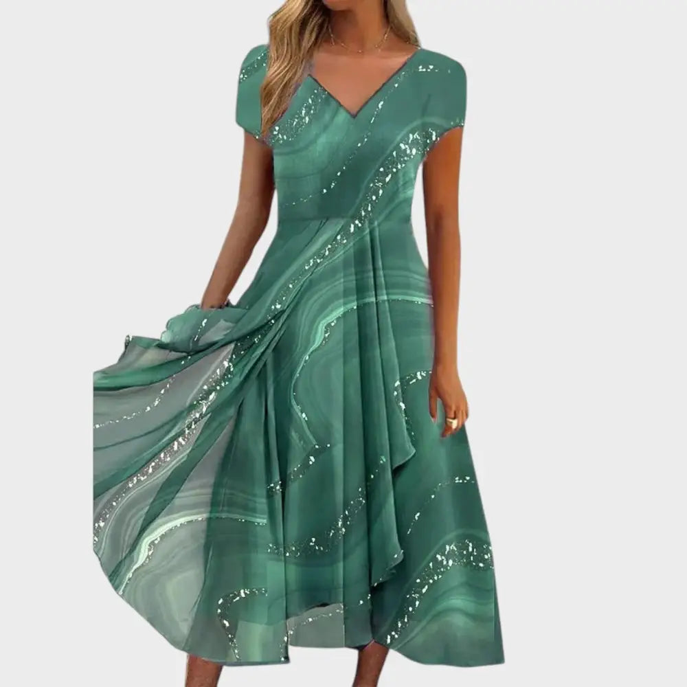 Marina – Vestido Elegancia Sin Esfuerzo - Gris / S - Vestidos