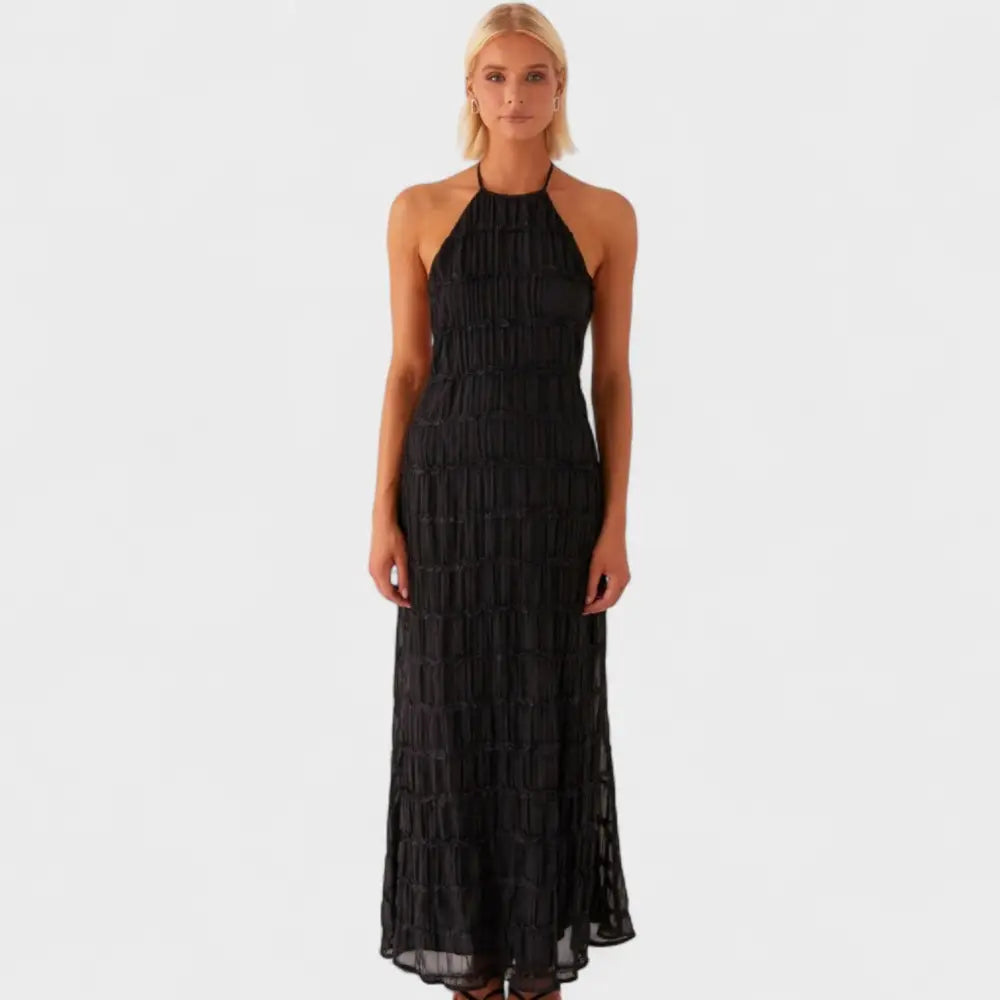 Marina – Vestido Elegancia Sin Esfuerzo - Negro / S - Vestidos