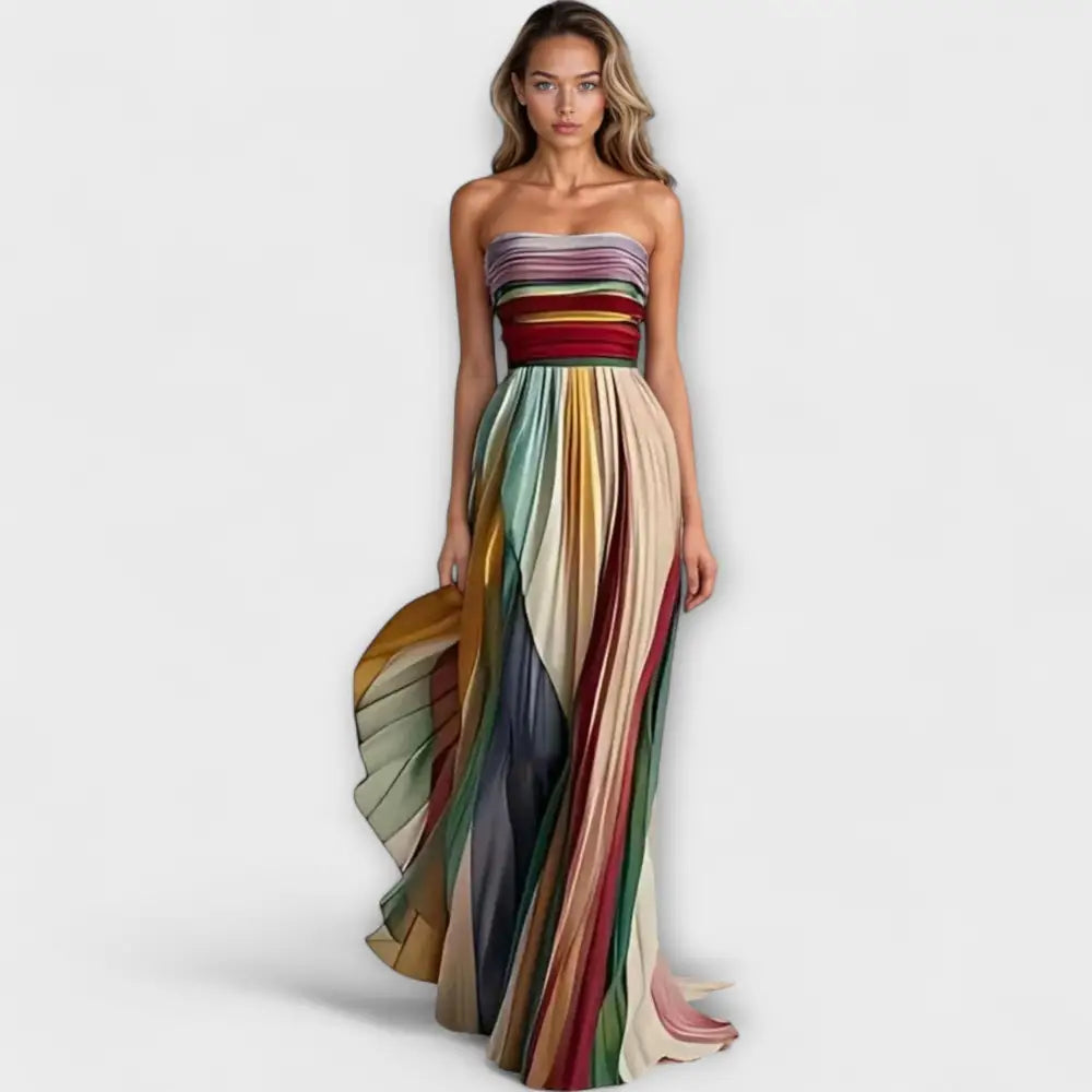 Marina – Vestido Encanto de Atardecer - Vestidos