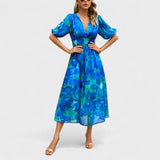 Marina – Vestido Primavera Floral Radiante - Vestidos