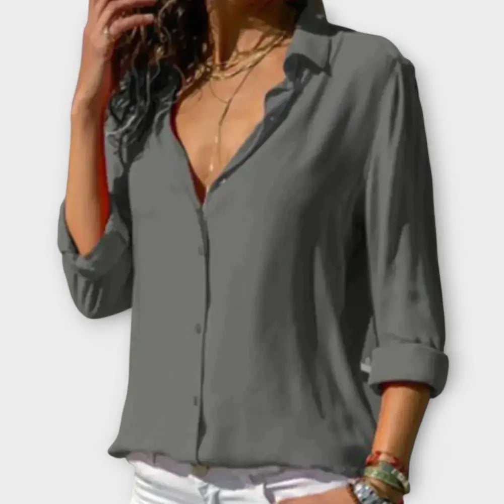 Marisol – Blusa Encanto Luminoso - Grau / S - Marisol – Blusa Encanto Luminoso > Blouses > >