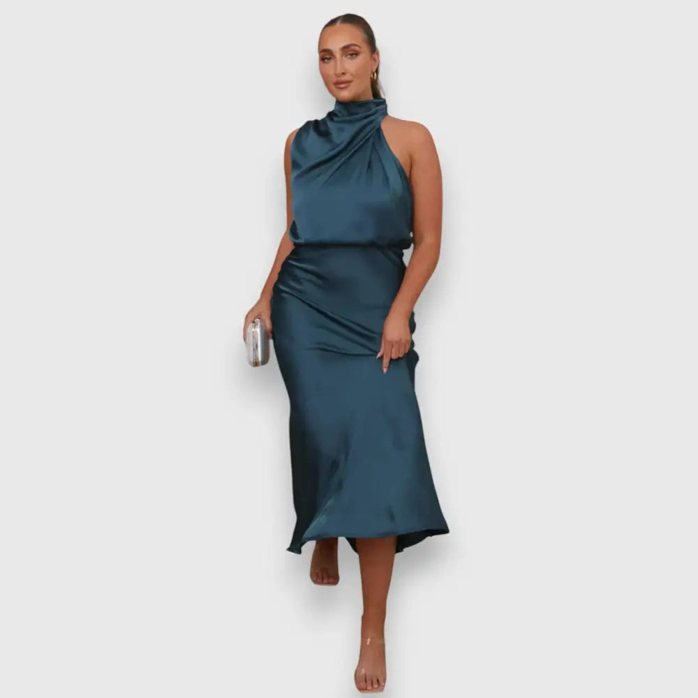 Marisol – Vestido Elegancia Atemporal - Azul / S - Vestidos