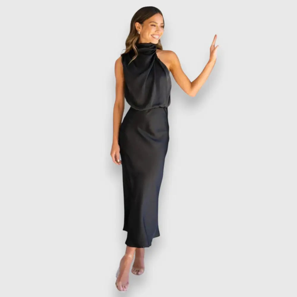 Marisol – Vestido Elegancia Atemporal - Negro / S - Vestidos