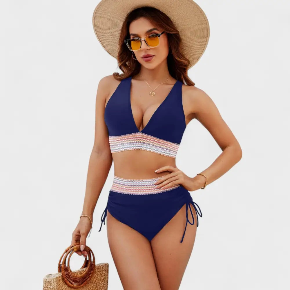 Mireia – Bikini Estilo Elegancia Escultural - Bikini de Talle Alto Escultural