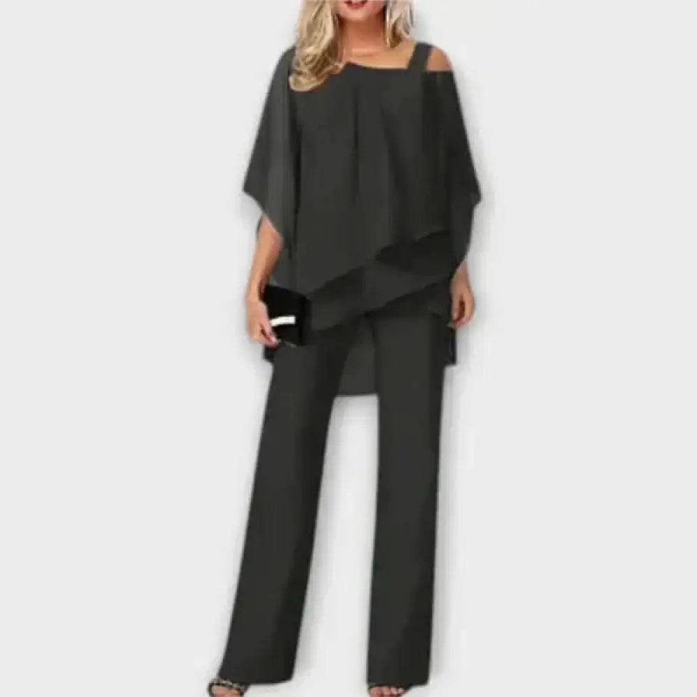 Mónica – Conjunto Estilo Radiante - Negro / S - CONJUNTOS