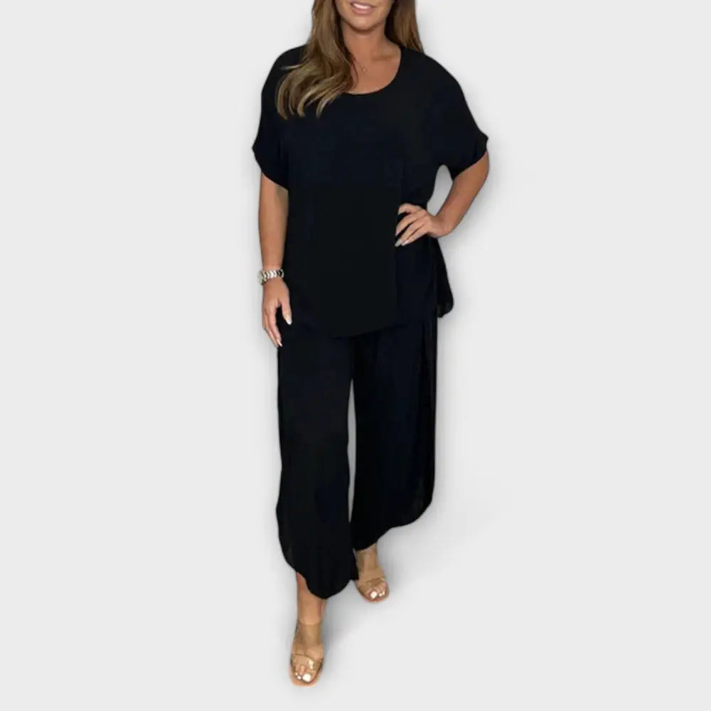Naiara – Vestido Elegancia Versátil - Negro / S - CONJUNTOS
